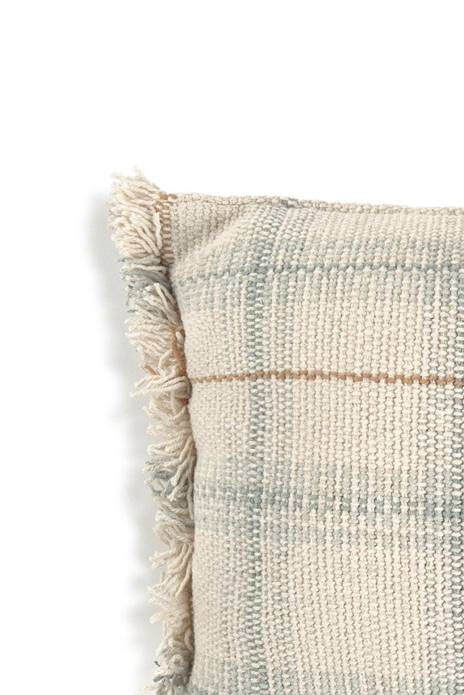 Handloom Cushion, Blue Sage - Le Petit Marché Home Furniture