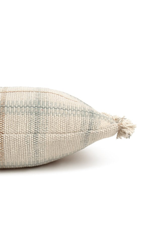 Handloom Cushion, Blue Sage - Le Petit Marché Home Furniture