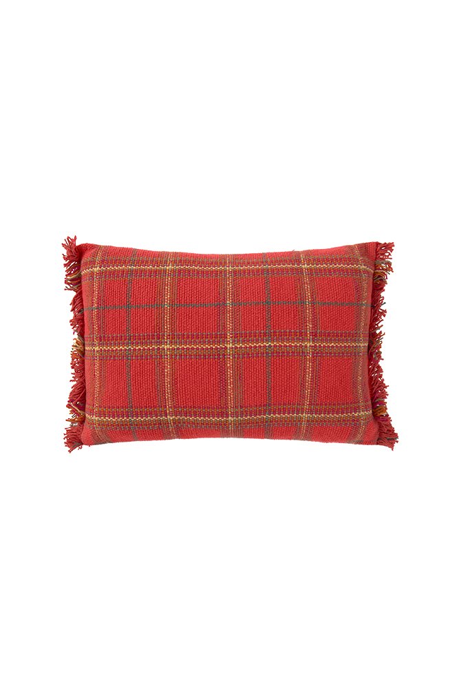 Handloom Cushion Mapple Red - Le Petit Marché Home Furniture
