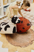 Floor Cushion Ladybug Maria - Le Petit Marché Home Furniture