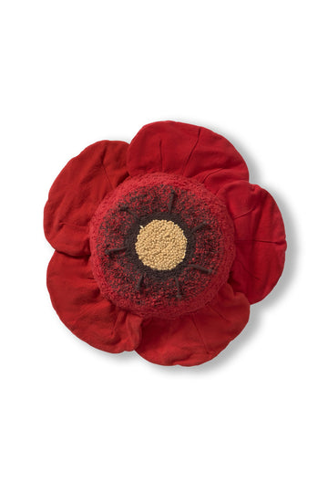 Floor Cushion Poppy, Red - Le Petit Marché Home Furniture