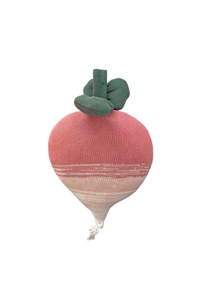 Knitted cushion Ramona the Radish - Le Petit Marché Home Furniture