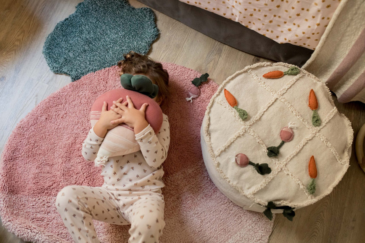 Knitted cushion Ramona the Radish - Le Petit Marché Home Furniture