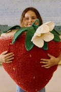 Floor Cushion Strawberry - Le Petit Marché Home Furniture