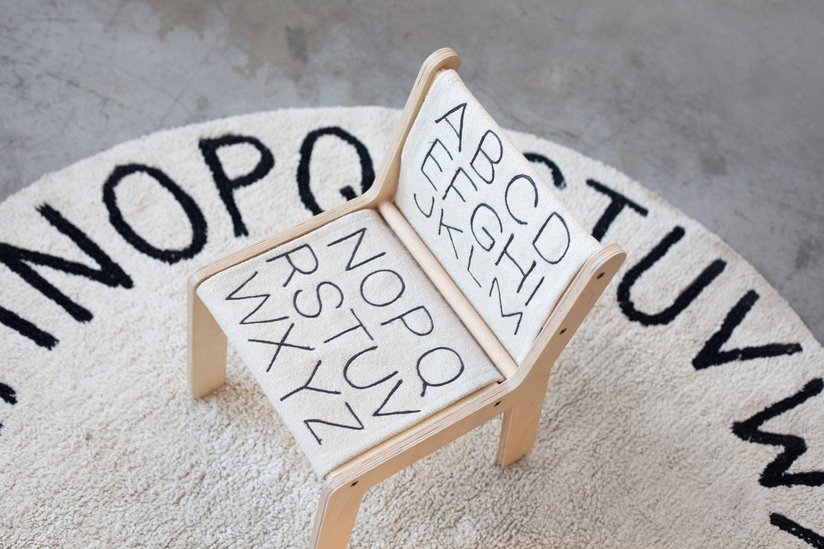 Canvas Cover for Kids' Chair ABC - Le Petit Marché Home Furniture
