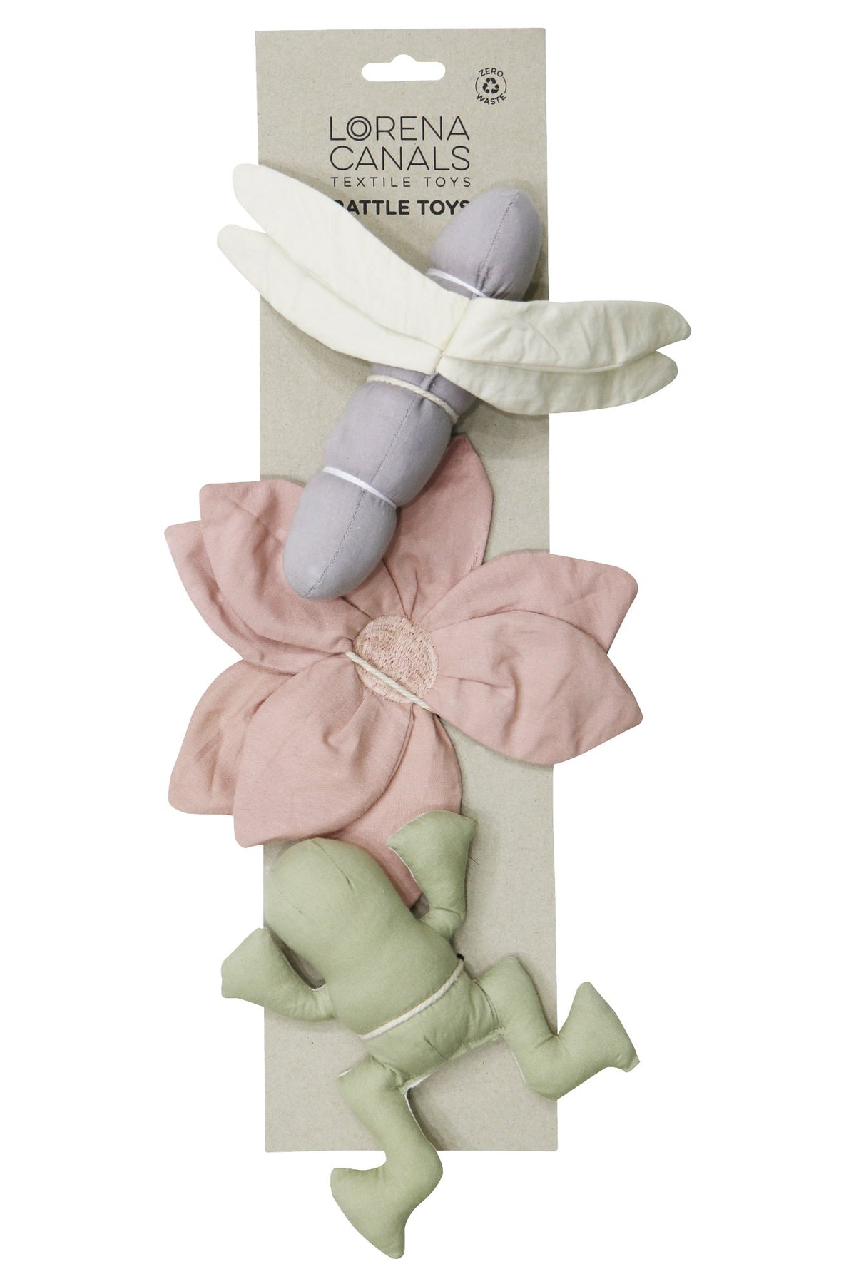 Set of 3 crinkle and rattle baby toys Lily Pond - Le Petit Marché Home Furniture