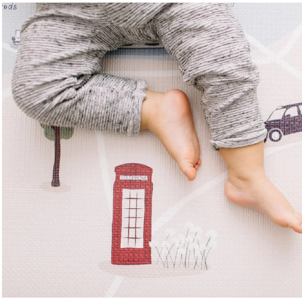 London Playmat, City Tour Collection 100% TPU Foam Non Toxic Reversible Mat - LPM Home