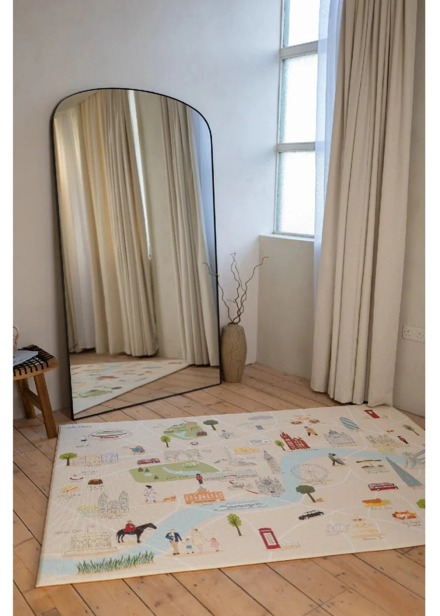 London Playmat, City Tour Collection 100% TPU Foam Non Toxic Reversible Mat - LPM Home