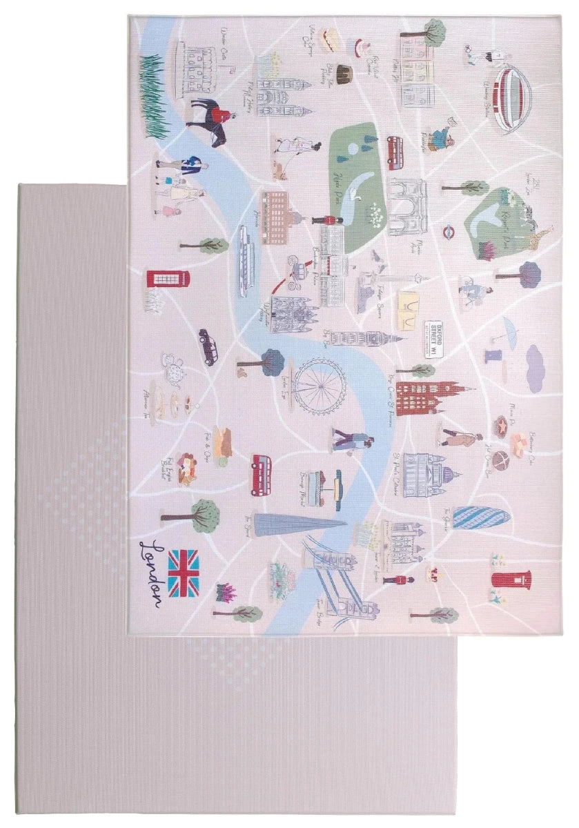 London Playmat, City Tour Collection 100% TPU Foam Non Toxic Reversible Mat - LPM Home