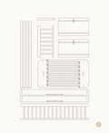 Mini+ low loft bed to low bunk bed, oak - Le Petit Marché Home Furniture