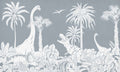 Monochrome Dino - Blue - Le Petit Marché Home Furniture