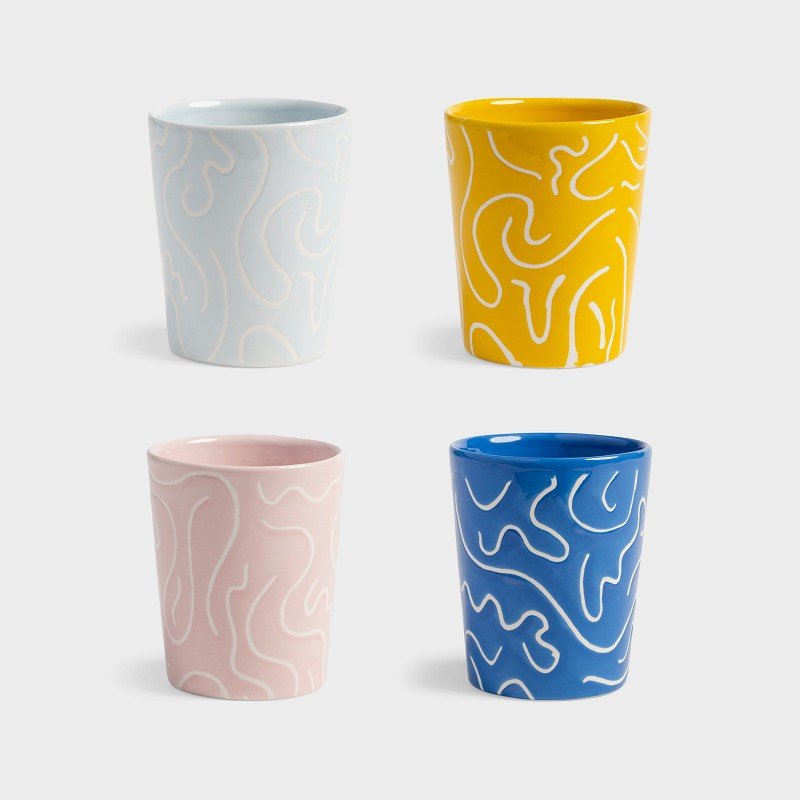Mug Soba, Large, Set of 4 - Le Petit Marché Home Furniture