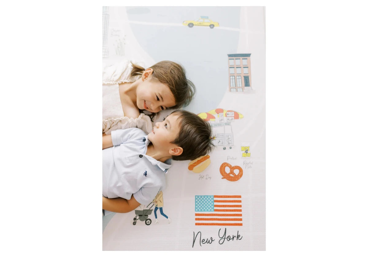 New York Playmat, City Tour Collection 100% TPU Foam Non Toxic Reversible Mat - LPM Home