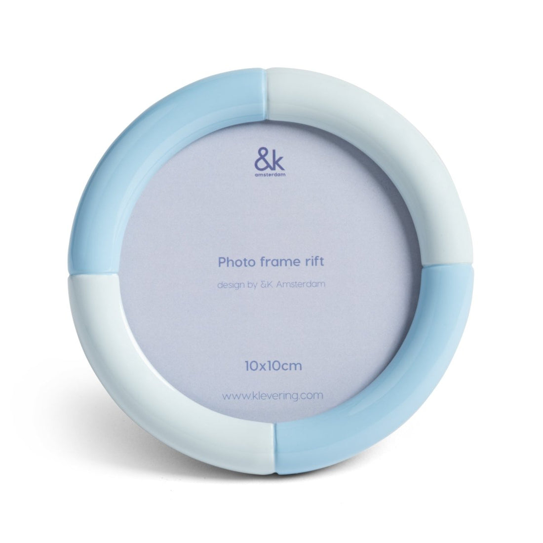 Photo Frame Rift, Round, Ice Blue (Pre - Order) - LPM Home