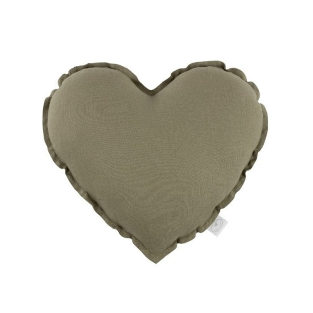Pillow Mini Heart PN, Olive - LPM Home