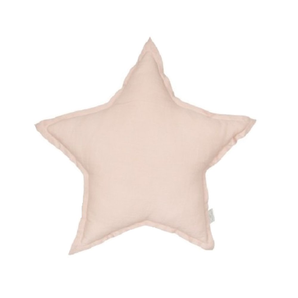 Star Pillow Mini, Linen, Powder Pink - LPM Home