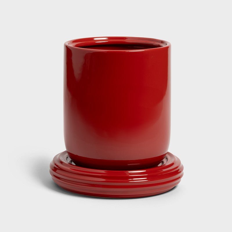Planter Churros, Burgundy - Le Petit Marché Home Furniture