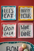 Plate 4pc Set Soline, Multi, Stoneware (Pre - Order) - LPM Home