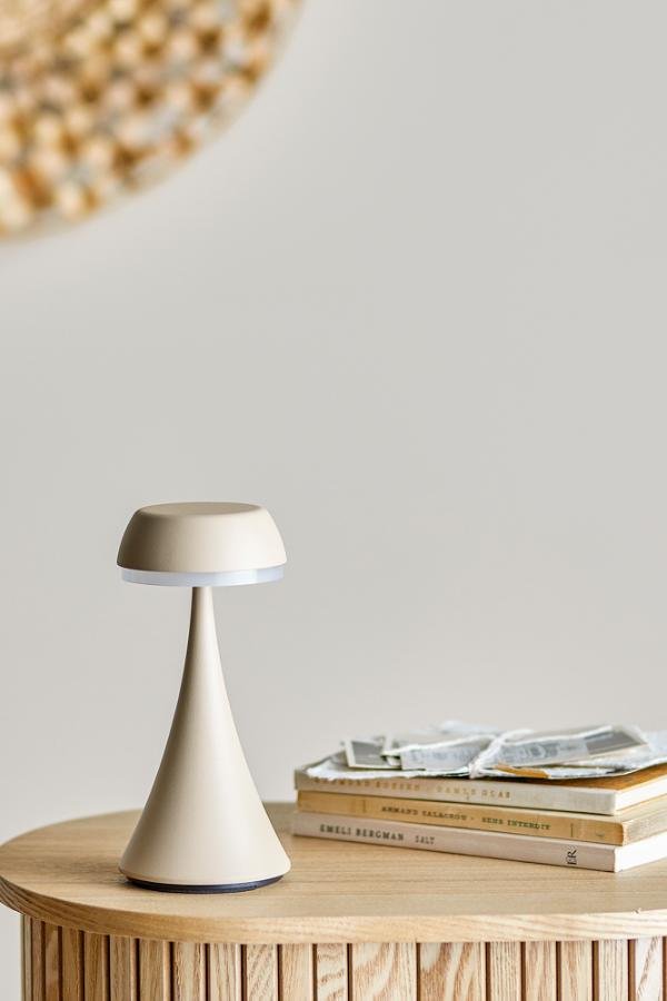 Portable Lampe Pepple, Rechargeable, Nature, Aluminum (Pre - Order) - LPM Home