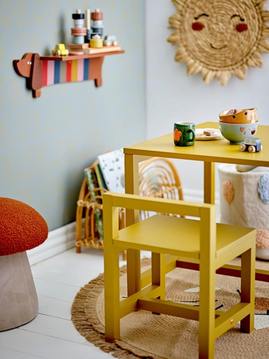 Pouf Bertil, Mushroom, Red - LPM Home