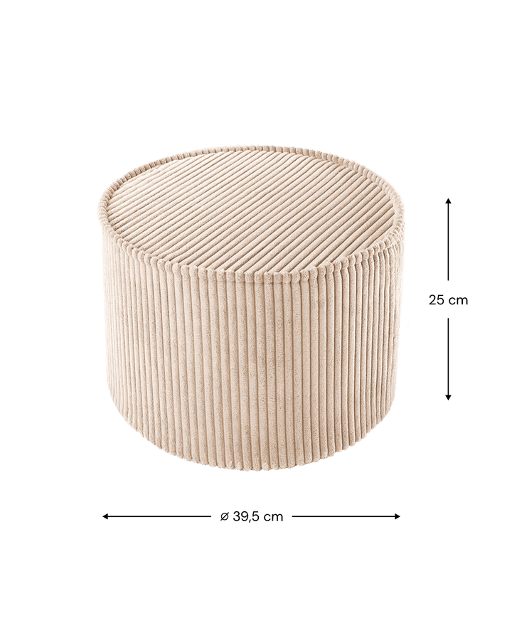 Pouffe, Brown Sugar (Pre - Order) - Le Petit Marché Home Furniture
