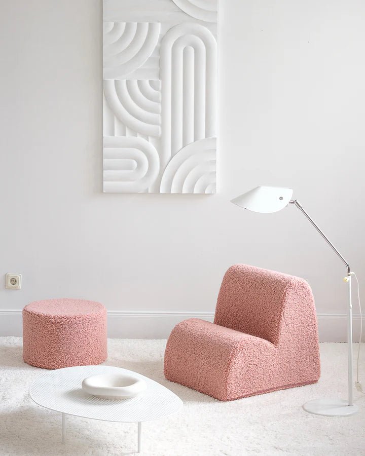 Pouffe, Guava (Pre - Order) - Le Petit Marché Home Furniture