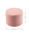 Pouffe, Guava (Pre - Order) - Le Petit Marché Home Furniture