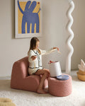 Pouffe, Guava (Pre - Order) - Le Petit Marché Home Furniture