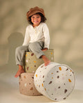 Pouffe, Terrazzo Moss (Pre - Order) - Le Petit Marché Home Furniture