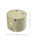 Pouffe, Terrazzo Moss (Pre - Order) - Le Petit Marché Home Furniture