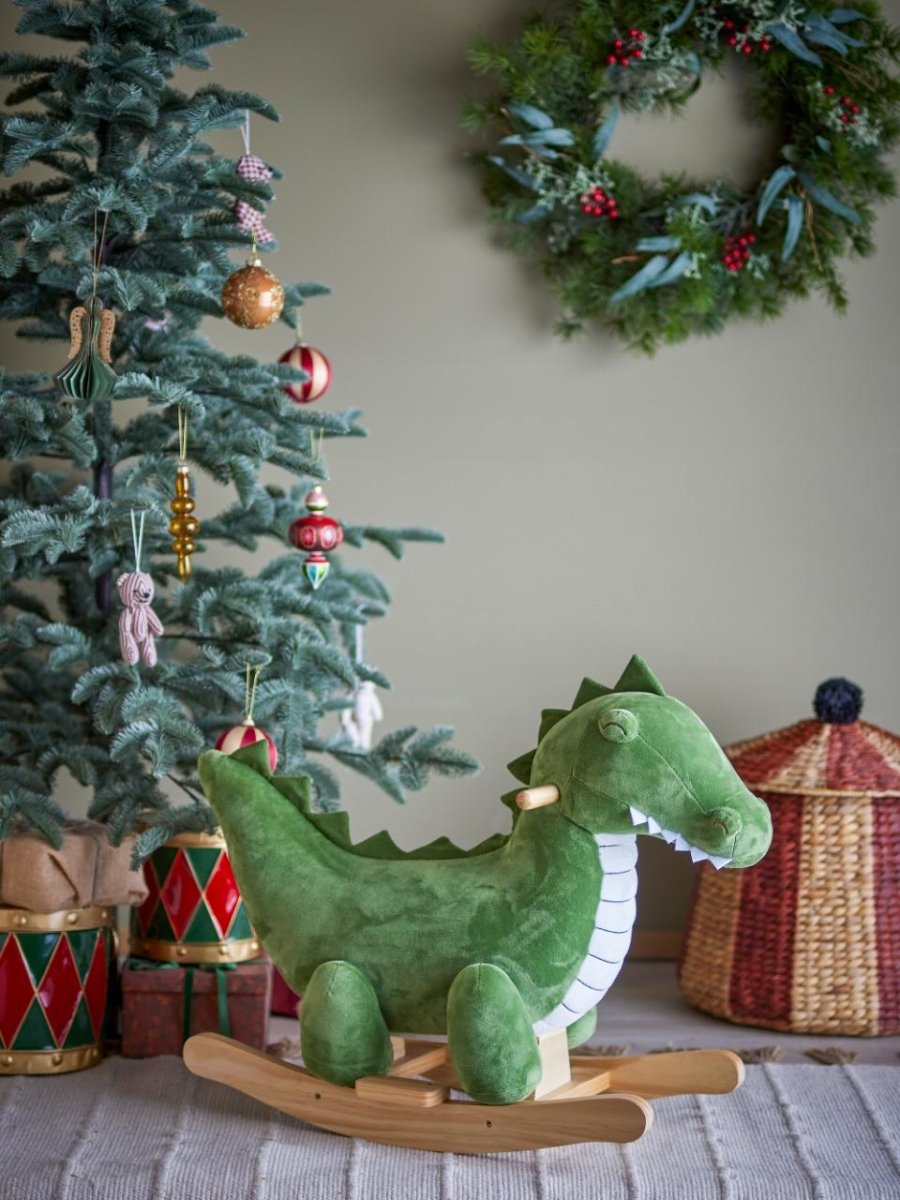 Rocking Toy Arnie, Crocodile, Green, Polyester - LPM Home