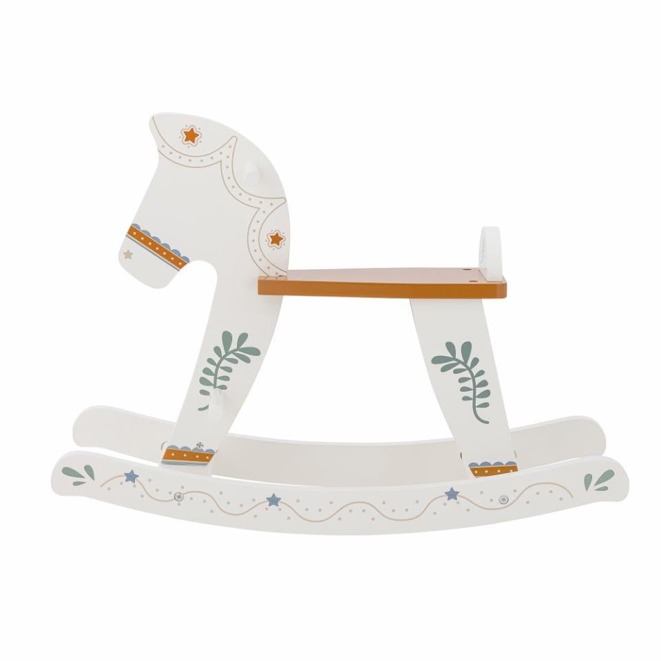 Rocking Toy Horse Ruddy, White - Le Petit Marché Home Furniture