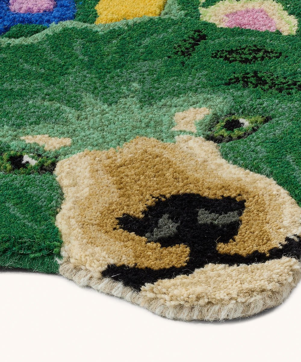 Rug, Josie Jardin Bear, Large - Le Petit Marché Home Furniture
