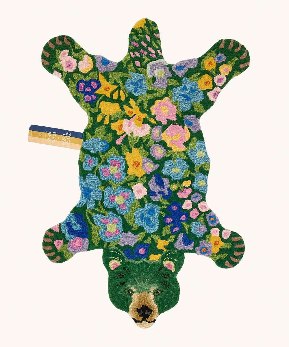 Rug, Josie Jardin Bear, Large - Le Petit Marché Home Furniture