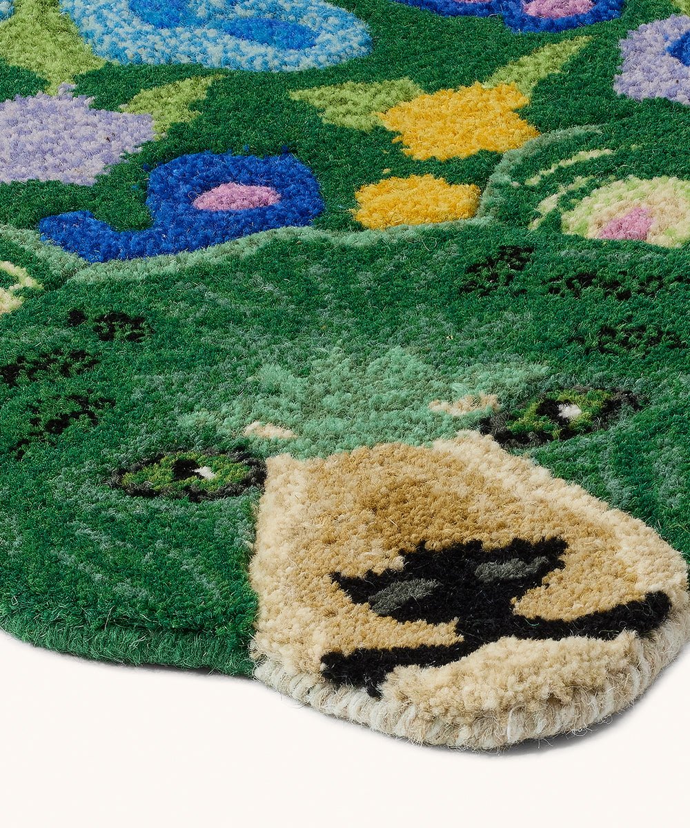 Rug, Josie Jardin Bear, Small - Le Petit Marché Home Furniture
