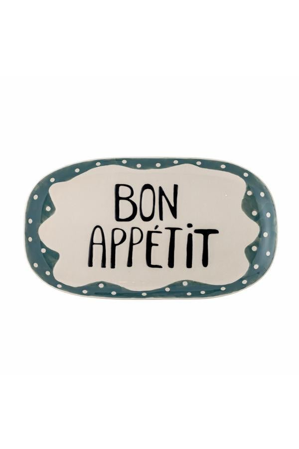 Serving Plate Bon Appétit Soline, Multi, Stoneware (Pre - Order) - LPM Home