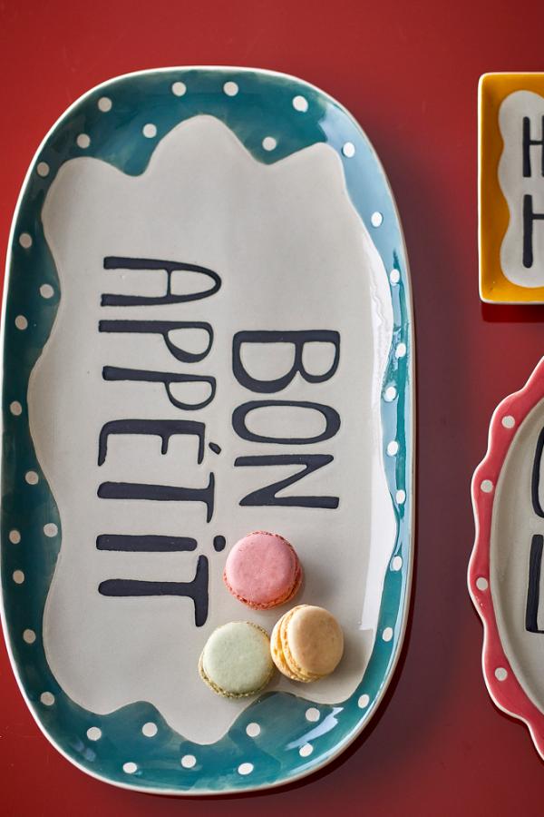 Serving Plate Bon Appétit Soline, Multi, Stoneware (Pre - Order) - LPM Home
