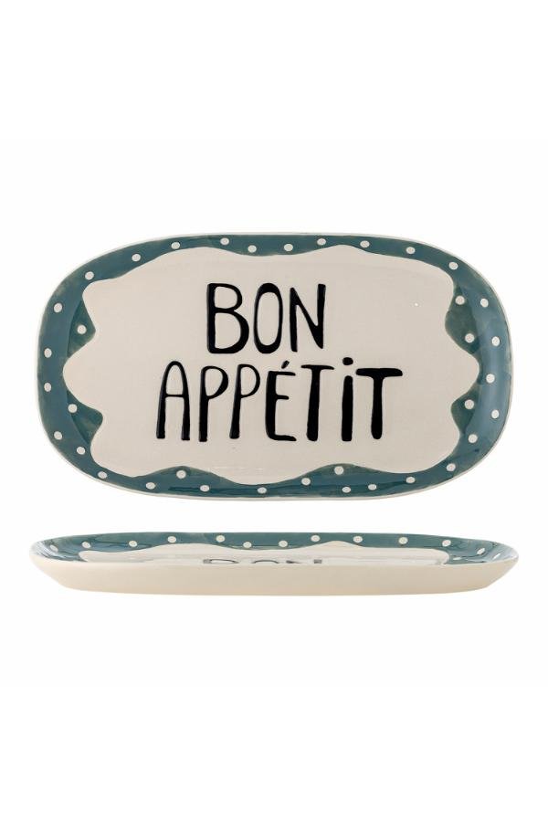 Serving Plate Bon Appétit Soline, Multi, Stoneware (Pre - Order) - LPM Home