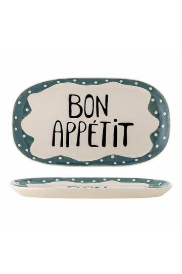 Serving Plate Bon Appétit Soline, Multi, Stoneware (Pre - Order) - LPM Home