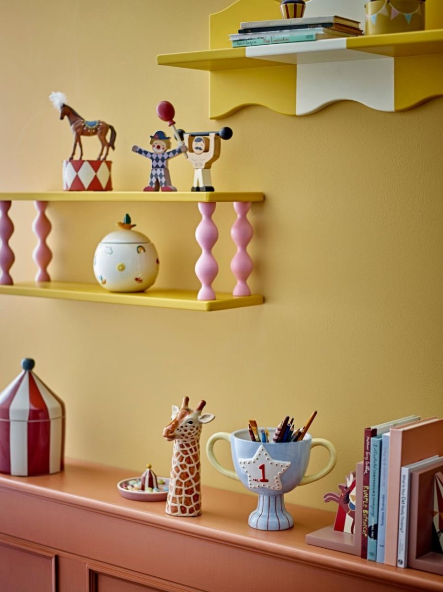 Shelf Bibiola, Yellow, MDF - LPM Home