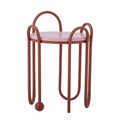 Side Table Whimsica, Red, Metal - LPM Home