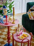 Side Table Whimsica, Red, Metal - LPM Home