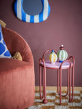 Side Table Whimsica, Red, Metal - LPM Home