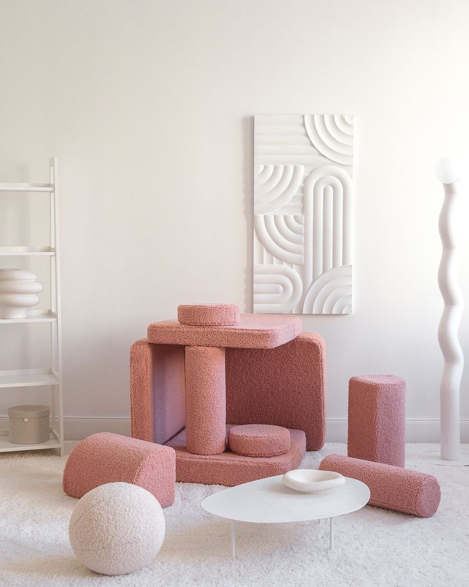 Sofa Settee, Guava (Pre - Order) - Le Petit Marché Home Furniture