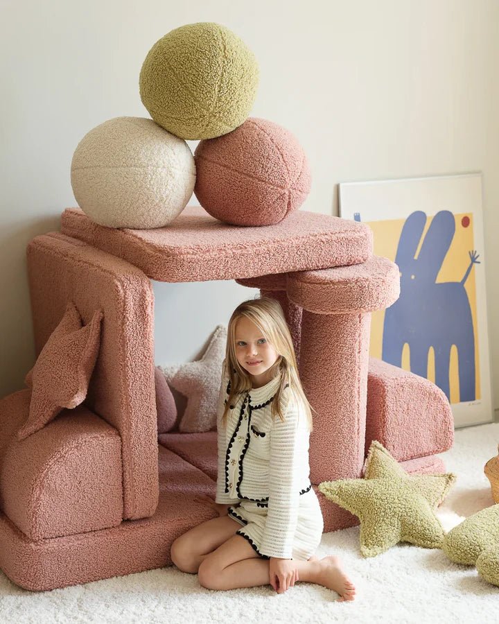 Sofa Settee, Guava (Pre - Order) - Le Petit Marché Home Furniture