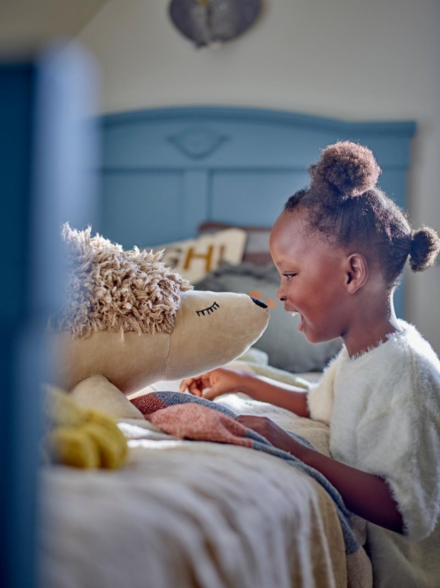 Soft Toy Hedgehog Henry, Brown, Cotton - Le Petit Marché Home Furniture