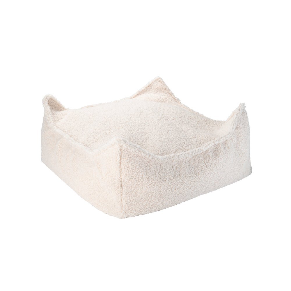 Square Ottoman Bouclé (Pre - Order) - LPM Home