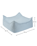 Square Ottoman Outdoor, Azure (Pre - Order) - Le Petit Marché Home Furniture
