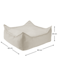 Square Ottoman Outdoor, Terra (Pre - Order) - Le Petit Marché Home Furniture