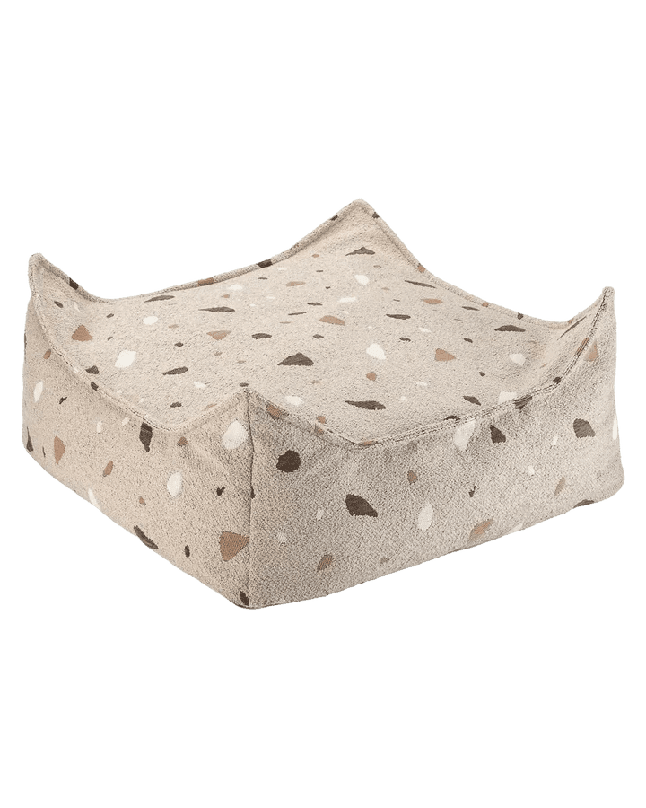 Square Ottoman Terrazzo (Pre - Order) - LPM Home